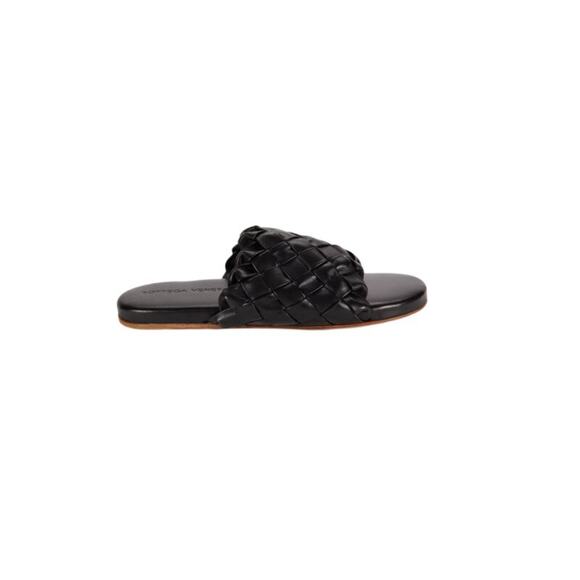 $1,195 NIB Bottega Brown Veneta Weave Cassette Leather Sandals Size 45(12) main image 5